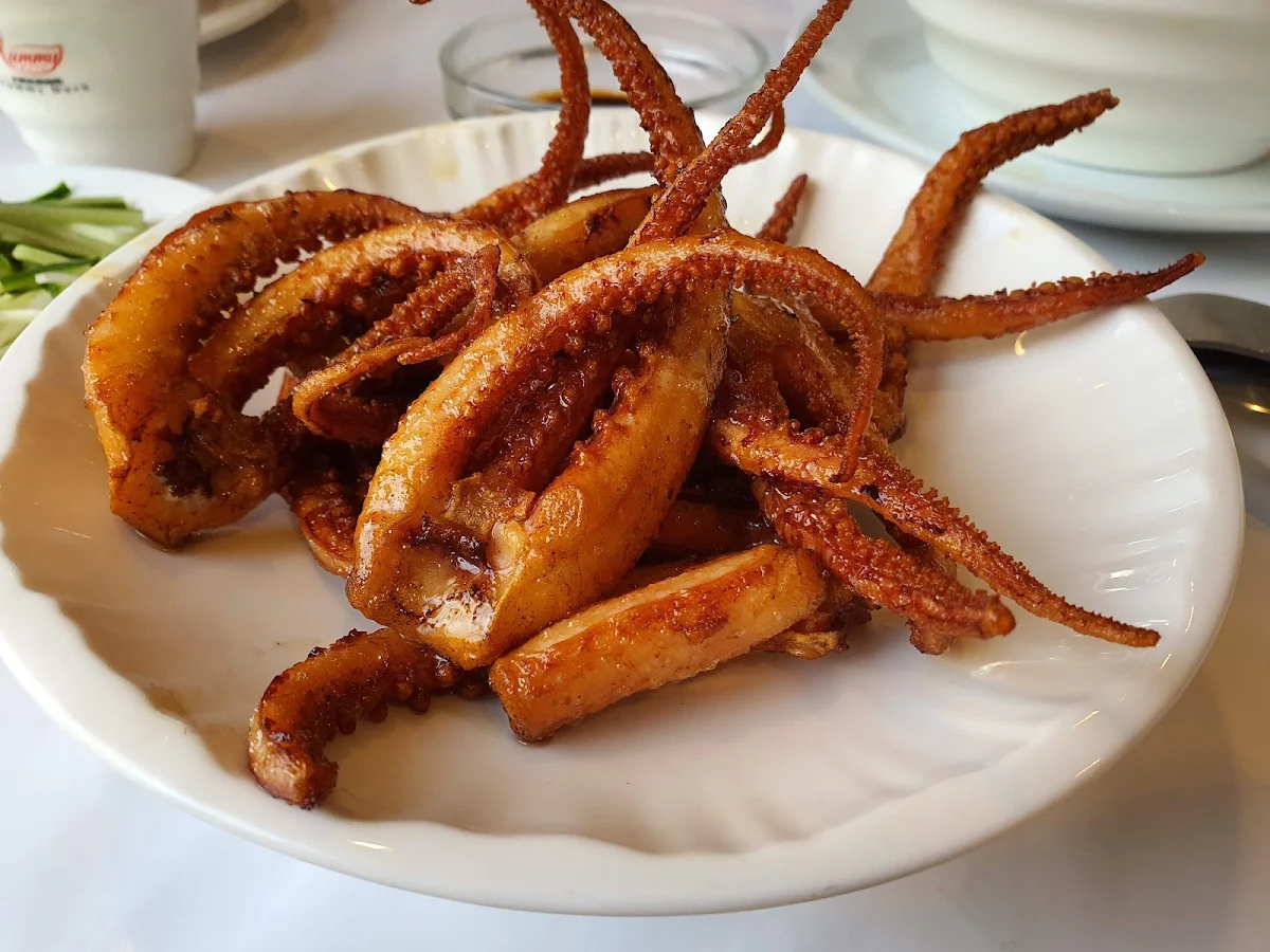 deep fried squid tentacles with secret recipe 秘制鱿鱼须
